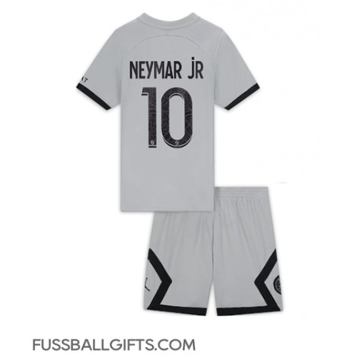 Paris Saint-Germain Neymar Jr #10 Fußballbekleidung Auswärtstrikot Kinder 2022-23 Kurzarm (+ kurze hosen)